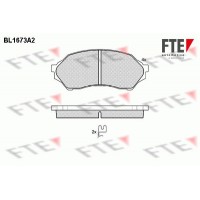 BL1673A2 FTE КомплеК т гальмівних колодок, дискове гальмо