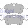 LP2284 DELPHI Комплект гальмівних колодок дисковий гальм