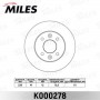K000278 MILES Гальмівний диск