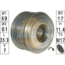 ZN5638 ERA Механізм вільного ходу генератора