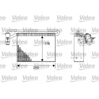817511 VALEO Випарник кондиціонера