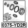 0375-YD2R FEBEST Ремкомплект, Гальмівний супорт