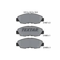 2149701 TEXTAR Комплект гальмівних колодок дисковий гальм