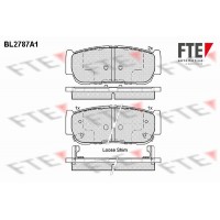 BL2787A1 FTE КомплеК т гальмівних колодок, дискове гальмо