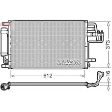 DCN41007 DENSO Конденсатор кондиціонера