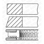 08-449400-00 GOETZE ENGINE Комплект поршневих кілець
