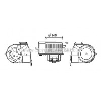 RT8617 AVA QUALITY COOLING Вентилятор салону