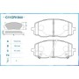 C11CR1044 CWORKS Комплект гальмівних колодок дисковий гальм