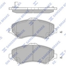 SP2185 Hi-Q Комплект гальмівних колодок дисковий гальм