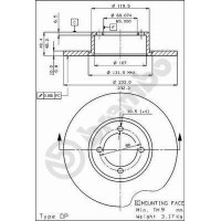 08.3518.10 BREMBO Гальмівний диск