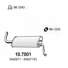 10.7001 ASSO Глушник вихлопних газів кінцевий