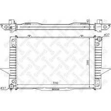 10-25074-SX STELLOX Радіатор охолодження двигуна