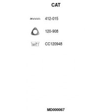 MD000067 FA1 Каталізатор колектора