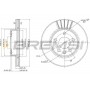 CD7010V BREMSI Гальмівний диск