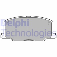 LP613 DELPHI Комплект гальмівних колодок дисковий гальм