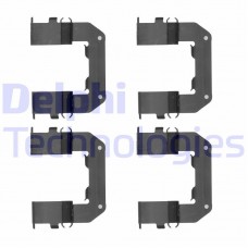 LX0515 DELPHI Комплектуючі колодки дискового гальма