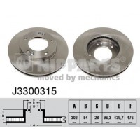 J3300315 NIPPARTS Гальмівний диск