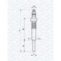 062583101304 MAGNETI MARELLI Свічка розжарювання