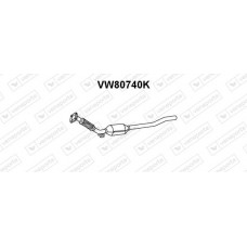 VW80740K VENEPORTE Катализатор