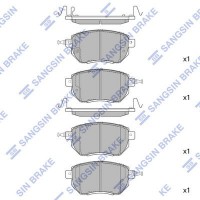 SP2107 Hi-Q Комплект гальмівних колодок дисковий гальм