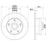 8DD 355 102-751 HELLA PAGID Гальмівний диск