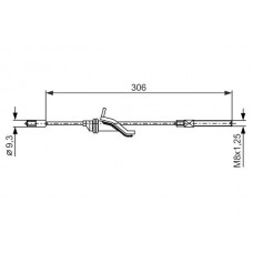 1 987 482 369 BOSCH Тросик, cтояночный тормоз