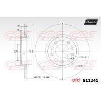 811241 MAXTECH Гальмівний диск