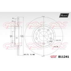 811241 MAXTECH Гальмівний диск