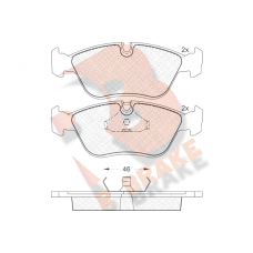 RB0934 R BRAKE Комплект гальмівних колодок дисковий гальм