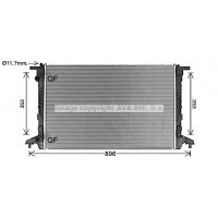 AI2440 AVA QUALITY COOLING Радіатор охолодження двигуна