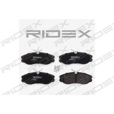 402B0195 RIDEX Комплект гальмівних колодок дисковий гальм