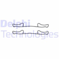 LX0294 DELPHI Комплектуючі колодки дискового гальма