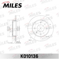 K010136 MILES Гальмівний диск
