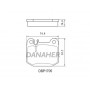 DBP1705 DANAHER Комплект гальмівних колодок дисковий гальм