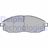LP1434 DELPHI КомплеК т гальмівних колодок, дискове гальмо