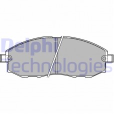 LP1434 DELPHI КомплеК т гальмівних колодок, дискове гальмо