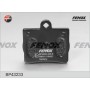 BP43233 FENOX Комплект гальмівних колодок дисковий гальм
