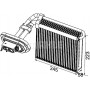 AE 99 000P MAHLE Випарник кондиціонера