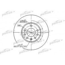 PBD2778 PATRON Гальмівний диск