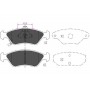 KBP-4009 KAVO PARTS Комплект гальмівних колодок дисковий гальм