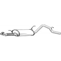 285-311 BOSAL Глушник вихлопних газів кінцевий