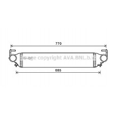 FT4456 AVA QUALITY COOLING Интеркулер