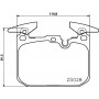 8DB 355 021-271 HELLA Комплект гальмівних колодок дисковий гальм