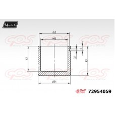 72954059 MAXTECH Поршень корпус скоби гальма