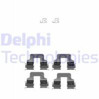 LX0342 DELPHI Комплектуючі колодки дискового гальма