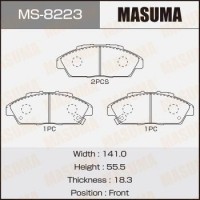 MS-8223 MASUMA Комплект гальмівних колодок