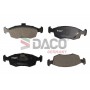 322362 DACO Germany Комплект гальмівних колодок дисковий гальм