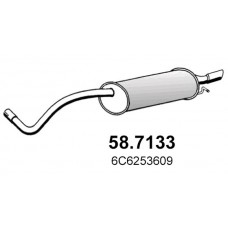 58.7133 ASSO Глушник вихлопних газів кінцевий