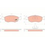 GDB1443 TRW Комплект гальмівних колодок дисковий гальм