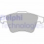 LP3142 DELPHI Комплект гальмівних колодок дисковий гальм